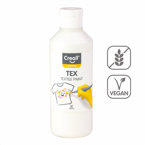 Barvy na textil CREALL 250ml bílá